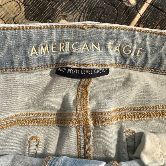 American Eagle jeggings light wash size 10 - Picture 2 of 6
